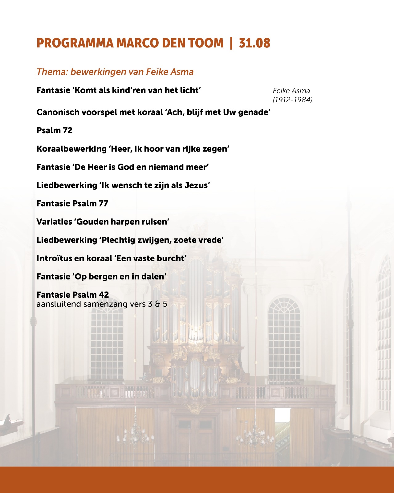 Programma - Marco den Toom – Den Haag – 2026
